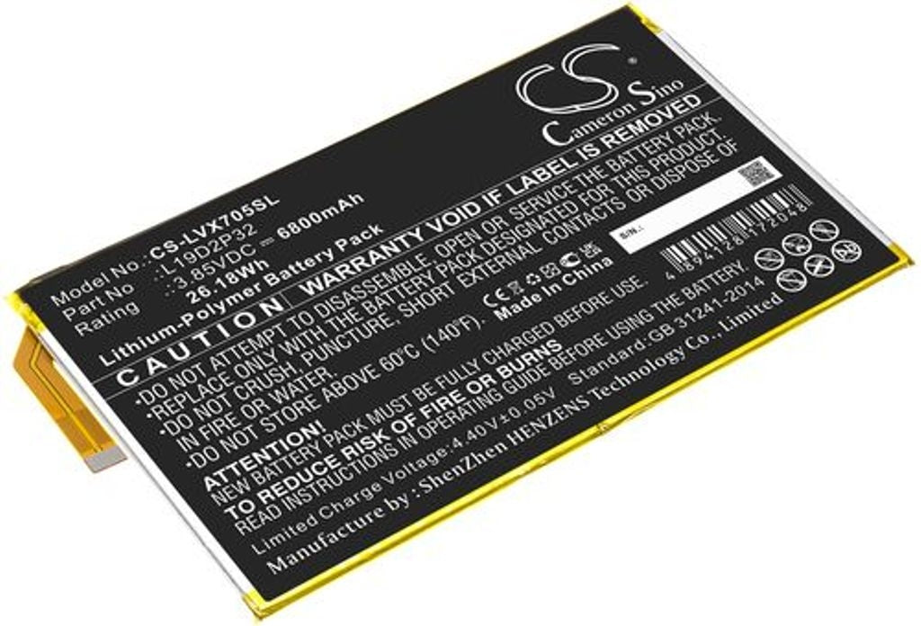 Battery for Lenovo Yoga Smart Tab etc