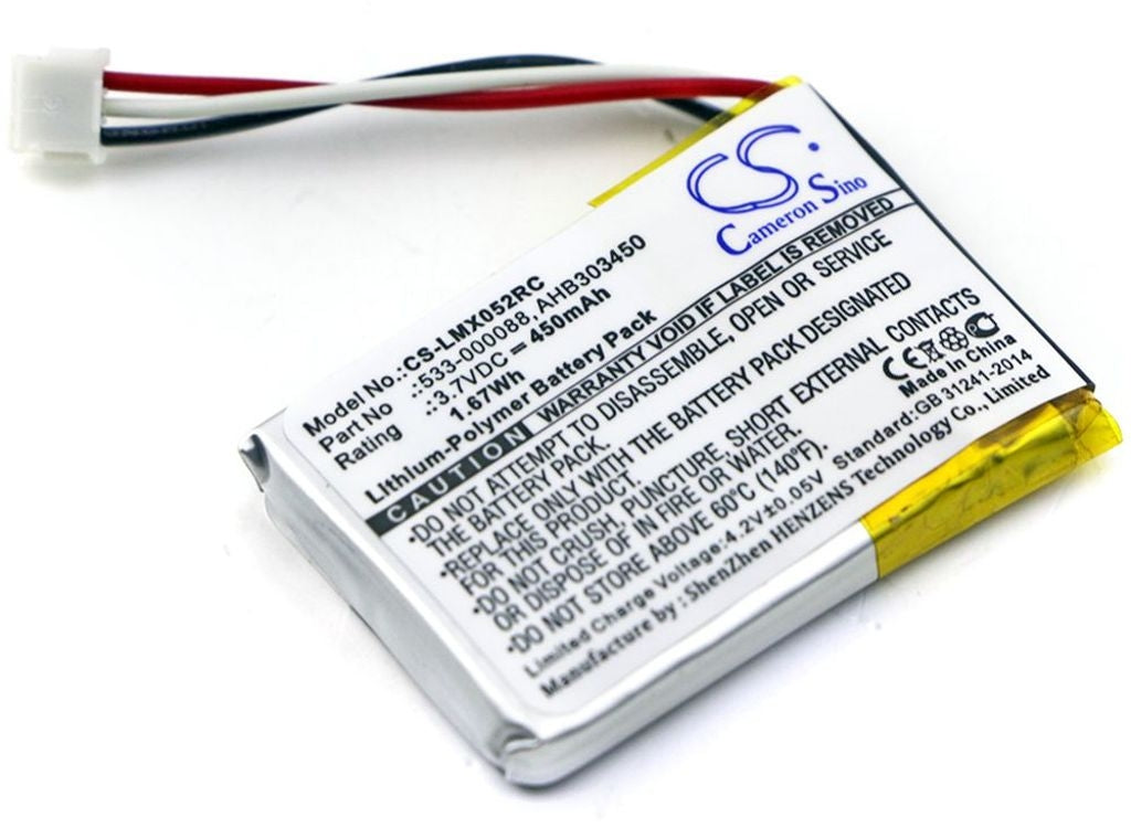 Battery for Logitech 910-004362 etc
