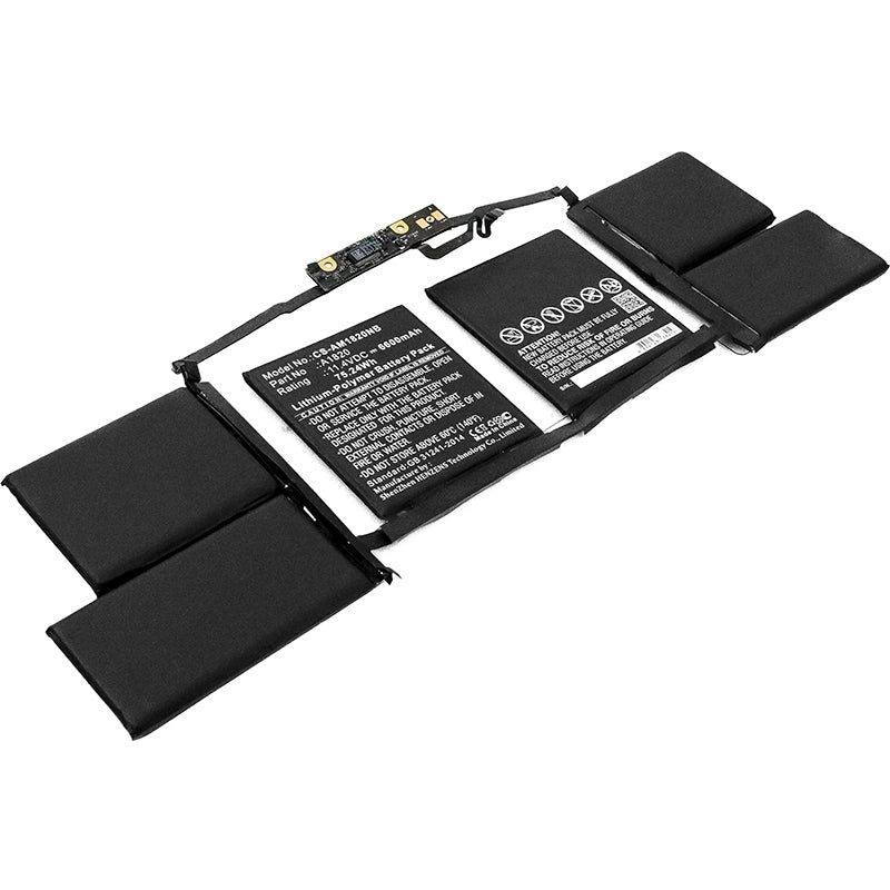 Battery for MacBook Pro 15" Touch Bar 2016-2017 A1820