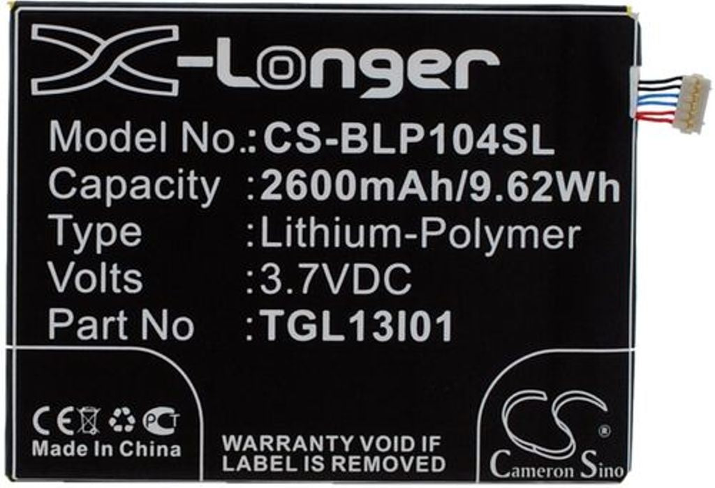 Battery for Maxon MX X3 etc