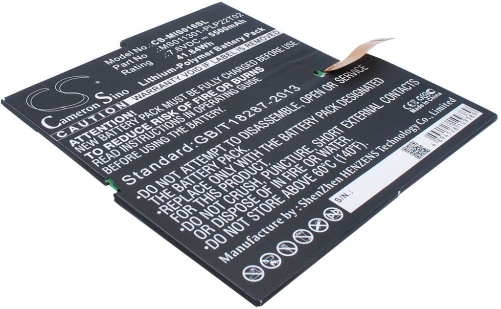 Battery for Microsoft 4YM-00001 etc