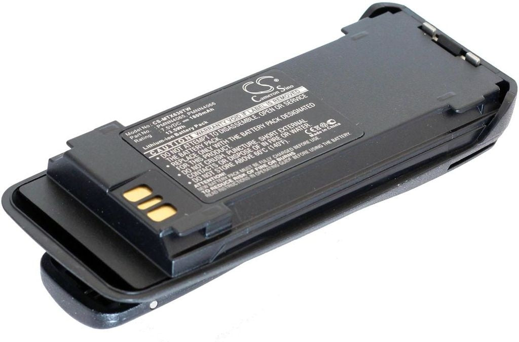 Battery for Motorola PMNN4065 / PMNN4066 / PMNN4066A Li-ion replacement battery