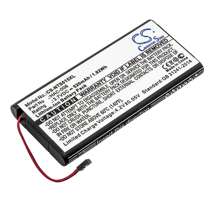 Battery for Nintendo Switch HAC-015 mfl, 520mAh, NTS015XL
