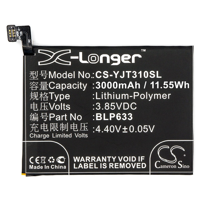 Battery for Oneplus 3T etc