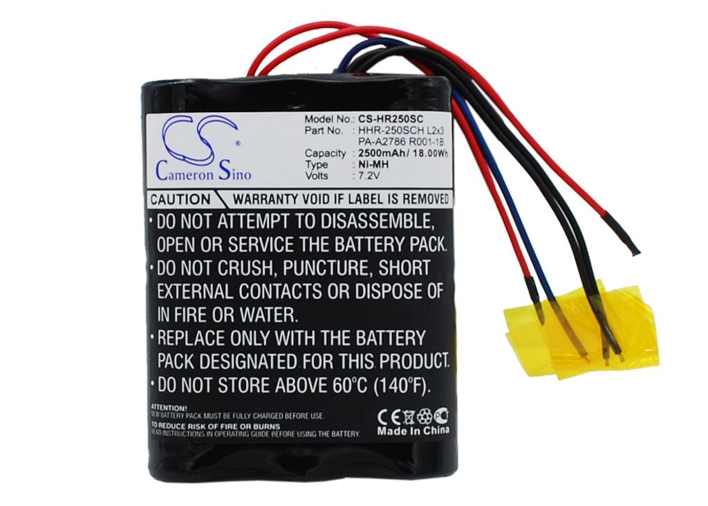 Battery for Panasonic HHR-250SCH L2x3 etc.