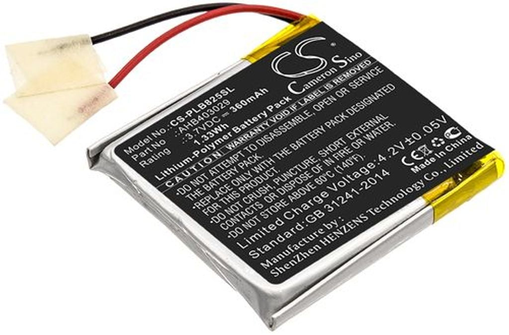 Battery for Plantronics Voyager Focus B825 etc