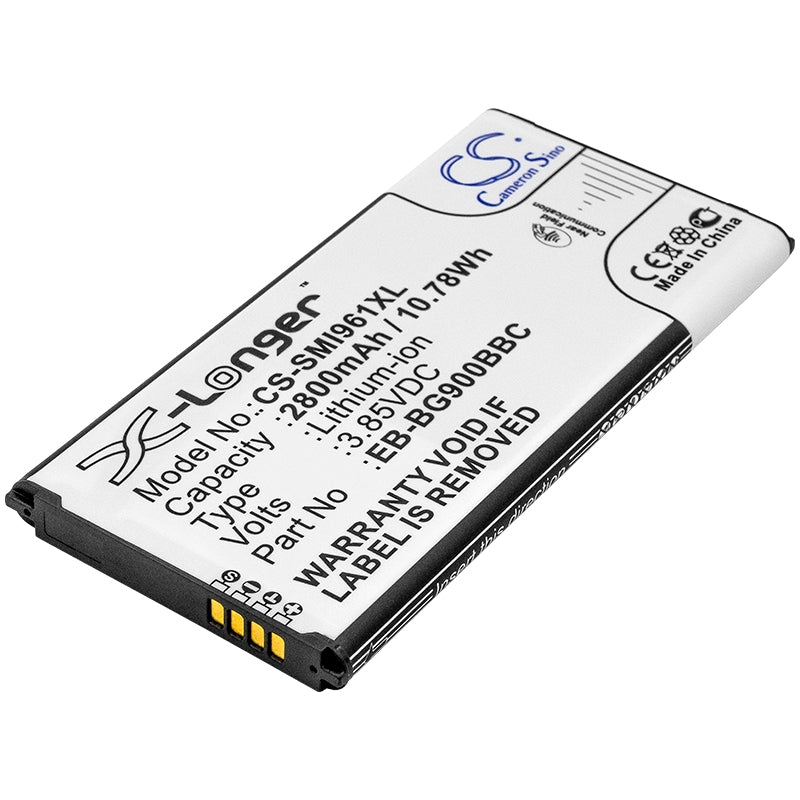 Battery for Samsung Galaxy S5 etc. 2800mAh, 3.85V