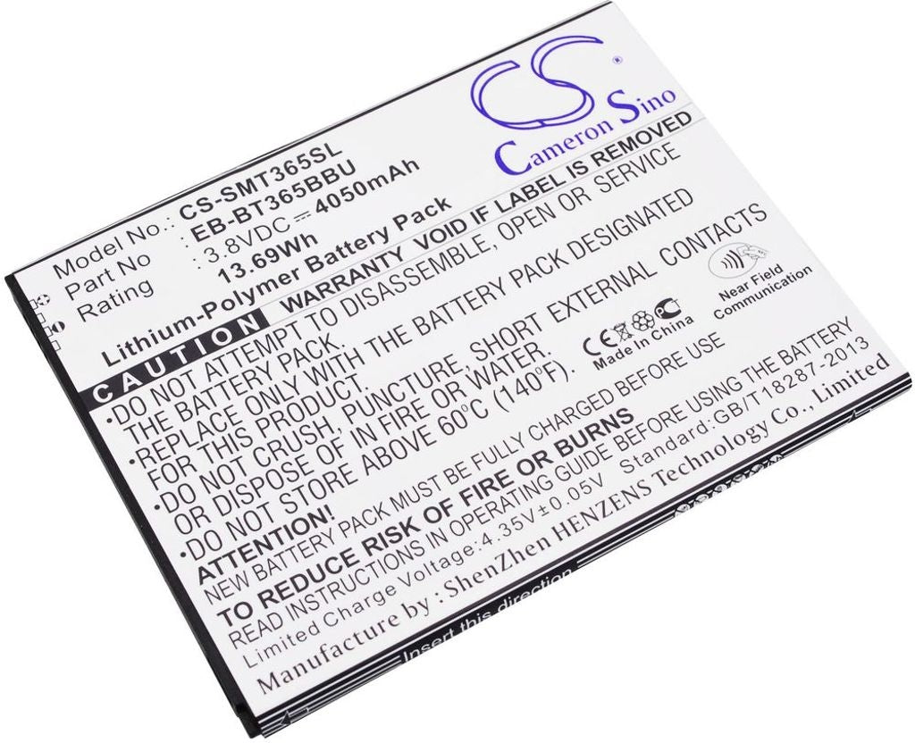 Battery for Samsung Galaxy Tab Active etc