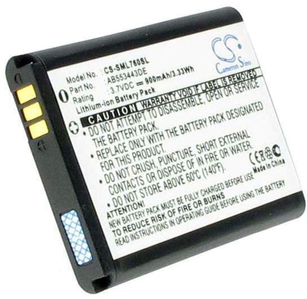 Battery for Samsung SGH-L760 mfl replacement battery