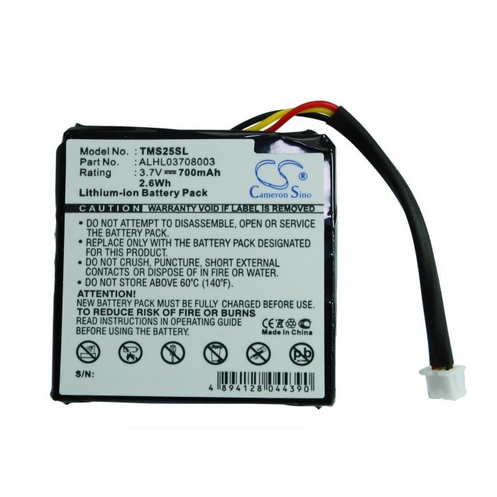 Battery for TomTom Star 20 / 25 / 4EN42 / 4EN52 / 4EN.001.02 / 4EV42 / 4EV52