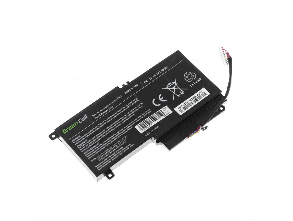 Battery for Toshiba Satellite L50-A L50-A-19N L50-A-1EK etc., 14.4V 2838mAh
