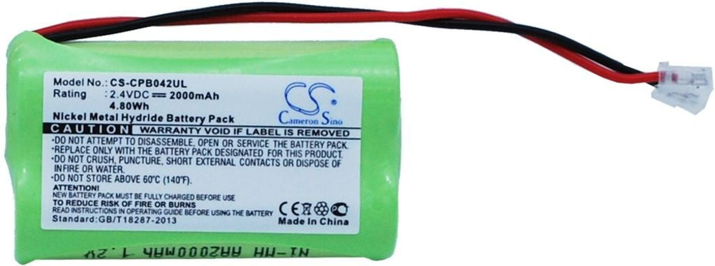 Battery for Universal AA x 2 etc