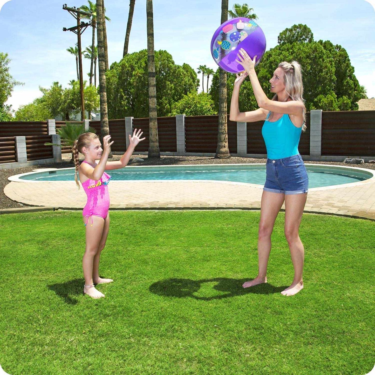 Beach ball 51 cm purple Bestway 31036