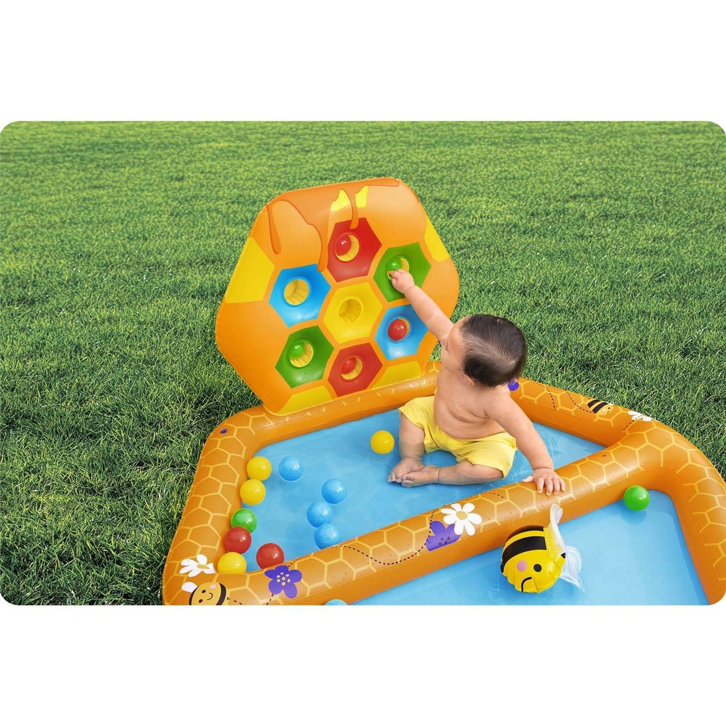 Bees inflatable playground 127 x 119 x 61 cm Bestway 52639