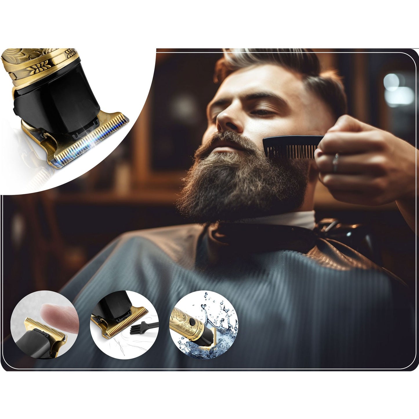 Berdsen BD-261 gold Barber hair clipper