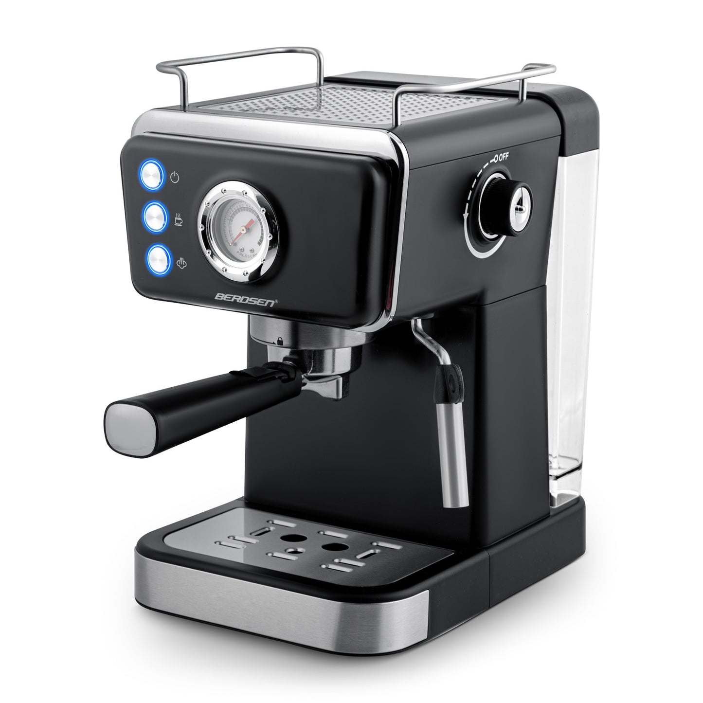 Berdsen BD-772 20 bar coffee machine, black