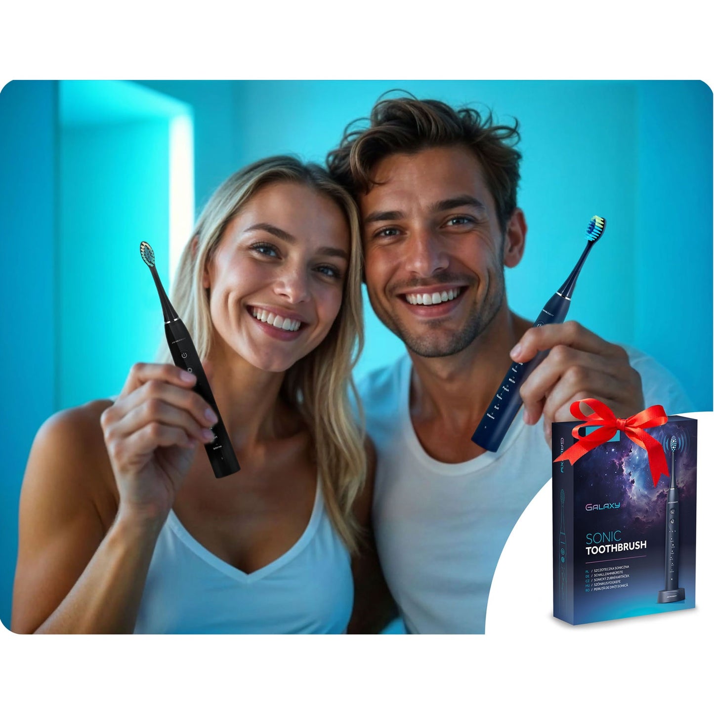 Berdsen Galaxy sonic toothbrush, navy blue