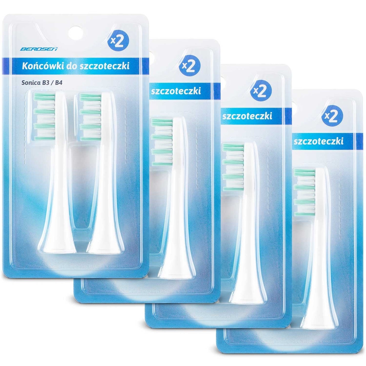 Berdsen sonic toothbrush heads 8 pcs