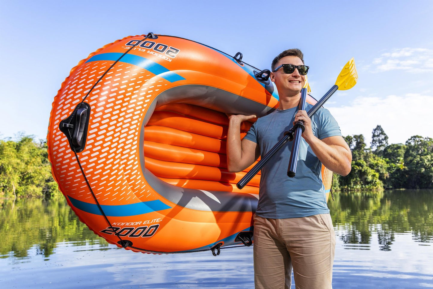 Bestway Kondor Elite 2000 Raft Set 196 X 106 Cm