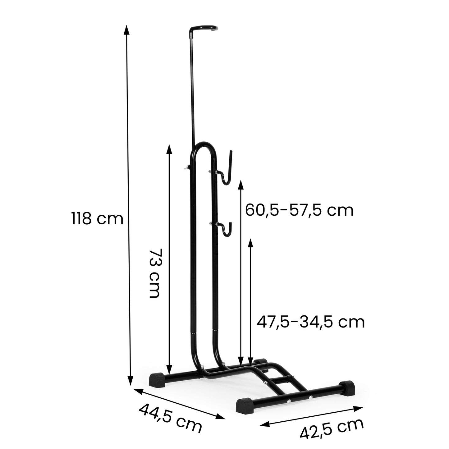 Bicycle stand 3in1 black service bike holder