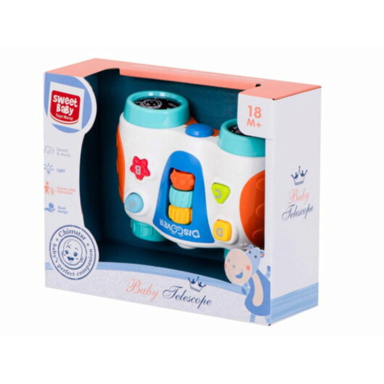 Binocular interactive telescope for children