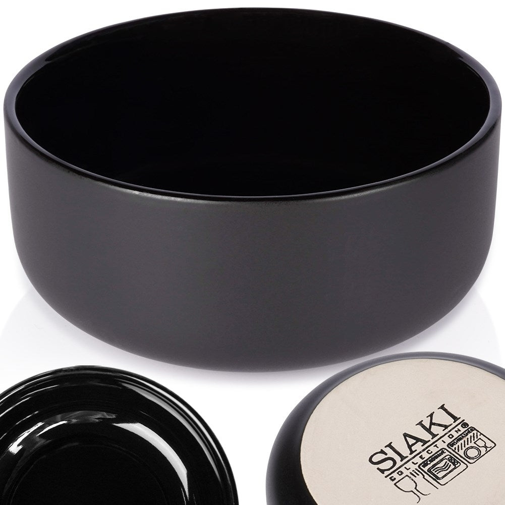Black Bowl 750 ml - Practical for Soups and Snacks