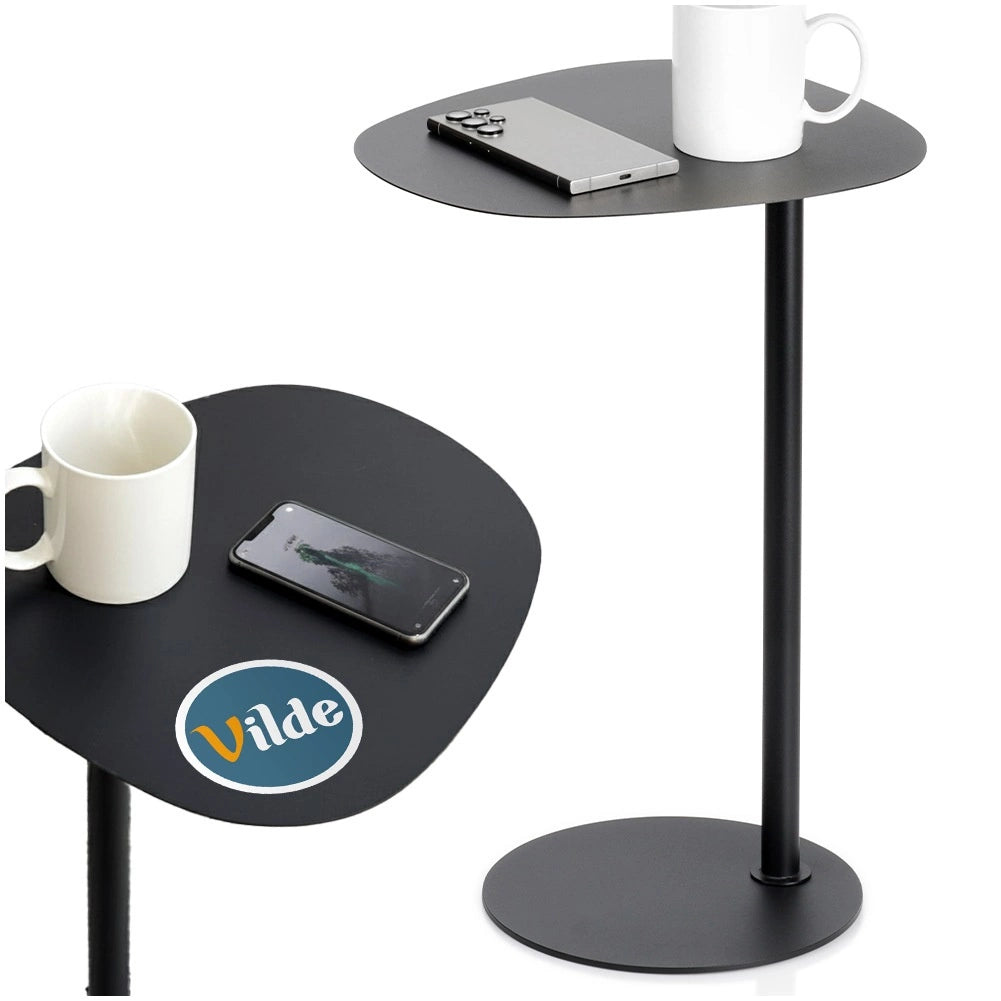Black Metal Side Table – 35x25x53 cm