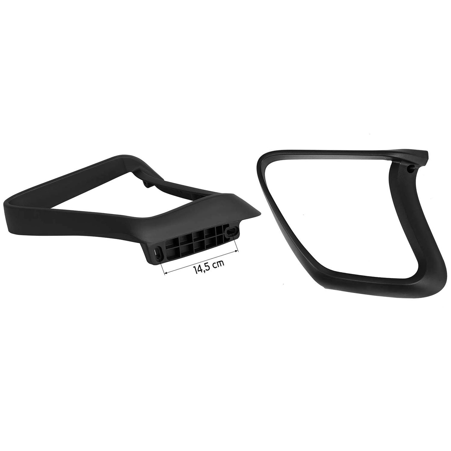 Black armrests for Praga armchair