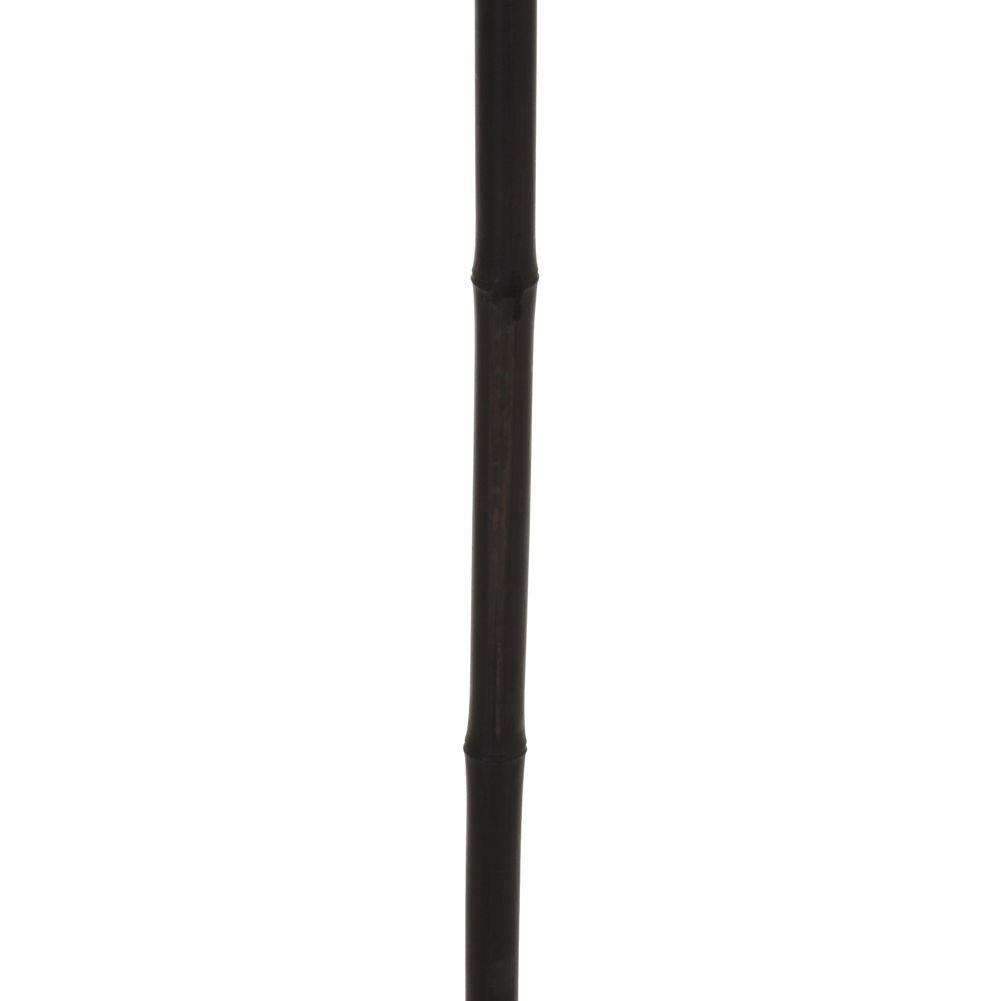 Black bamboo torch with kerosene for garden, unique atmosphere