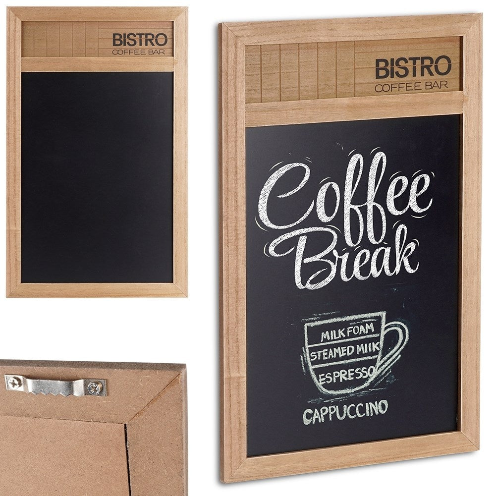 Blackboard for notes and decoration