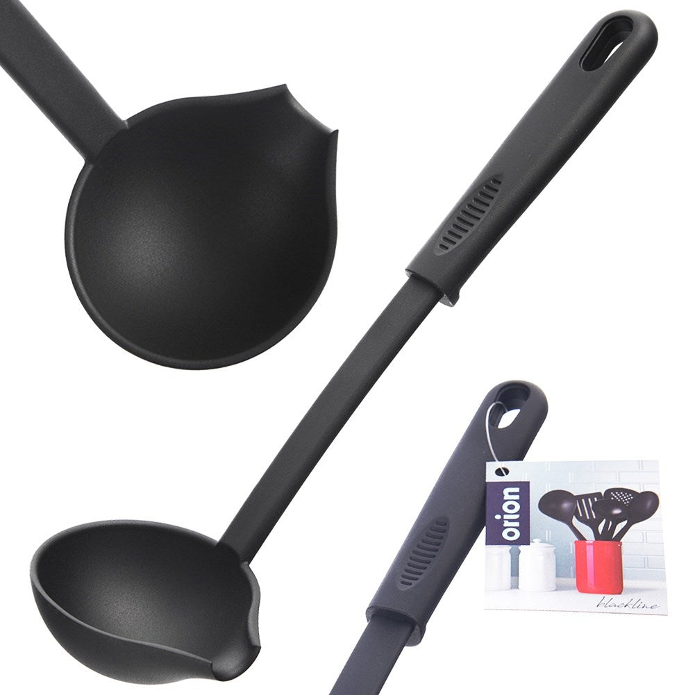 Black ladle BLACKLINE 60 ml, 29 cm