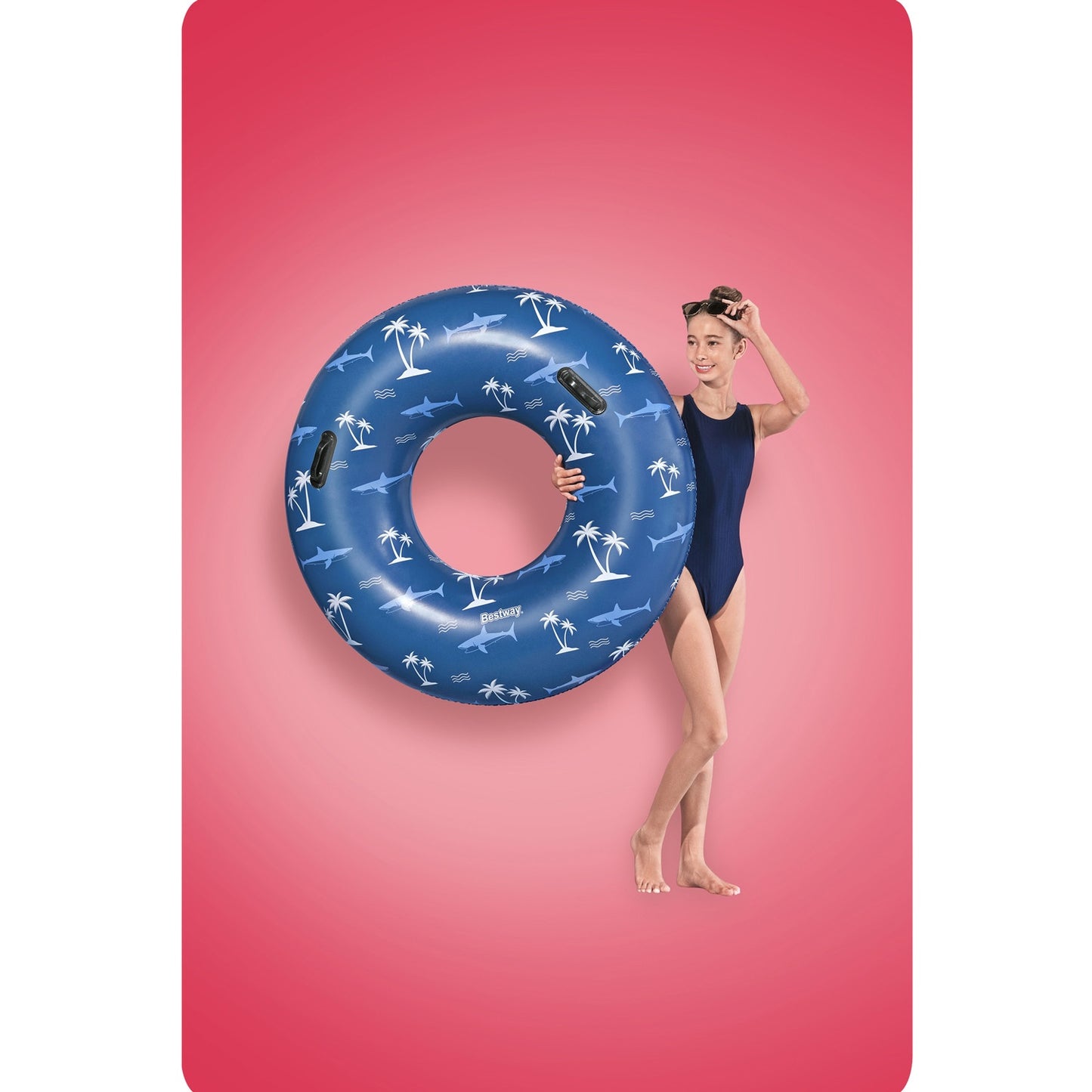 Blue Bestway 36353 swimming ring
