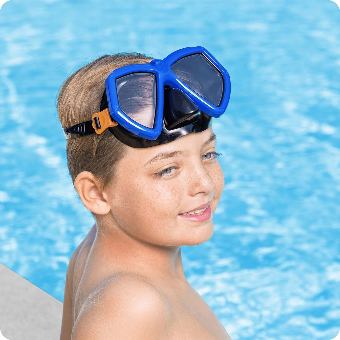 Blue swimming mask Bestway 22040