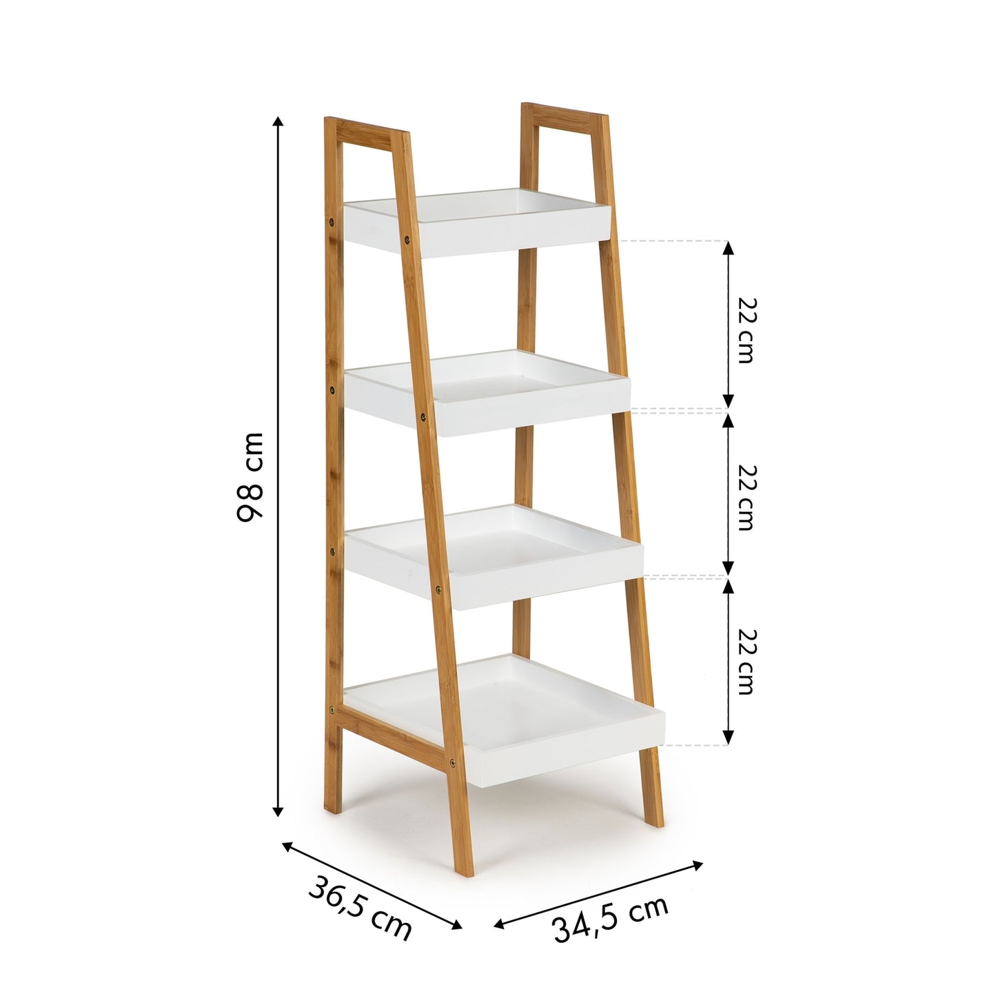 Bookcase shelf bedside table