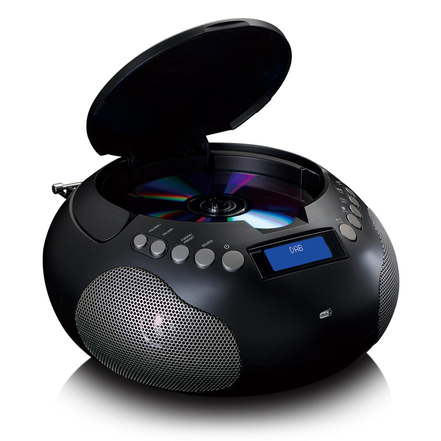 Boombox with DAB+/FM Radio and Bluetooth, Black