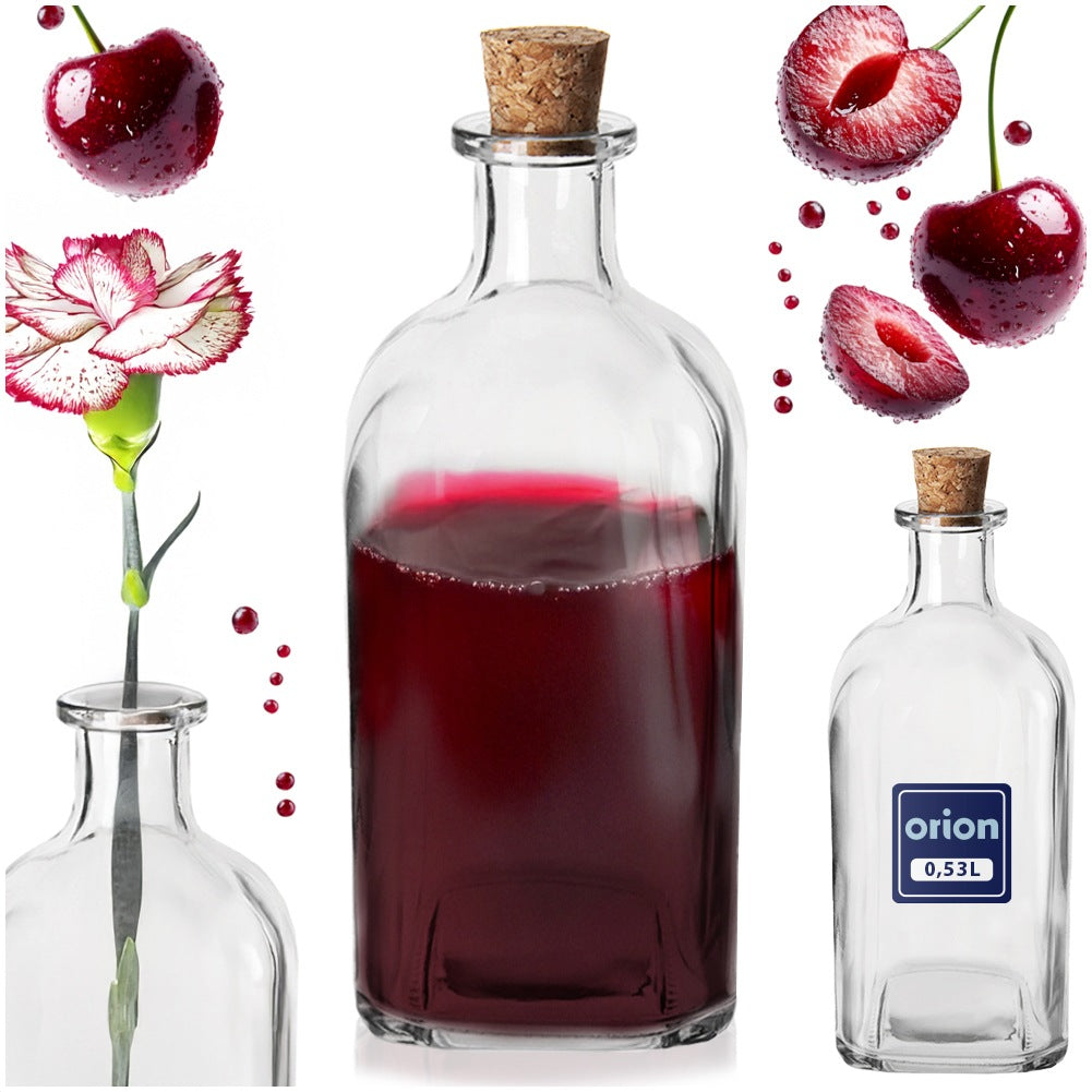 Bottle with glass cork 530 ml