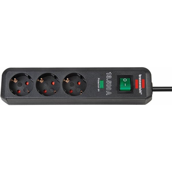 Brennenstuhl Eco-Line, branch socket with 3xCEE 7/4 socket, 1xCEE 7/7 connection, cent
