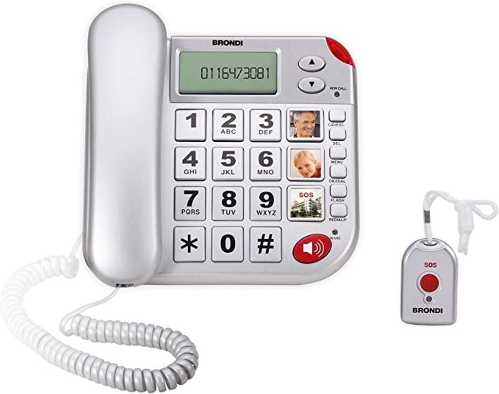 Brondi Superbravo 2 - Desk phone for the hearing impaired