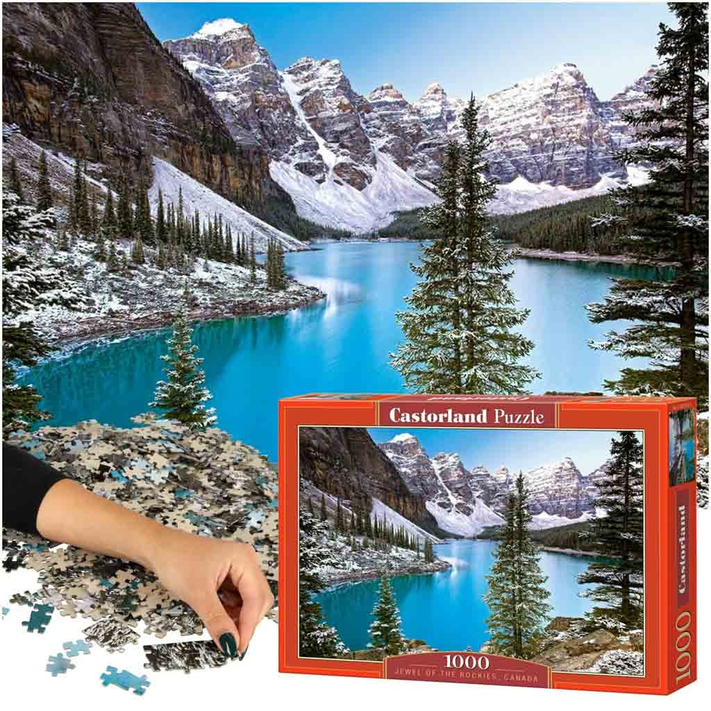 CASTORLAND Puzzle 1000el. Jewel of the Rockies, Canada - Canadian Lake