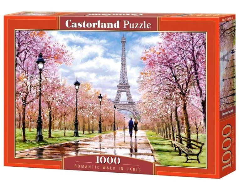 CASTORLAND Puzzle 1000 elements Romantic Walk In Paris Romantic Walk In Paris 68x47cm