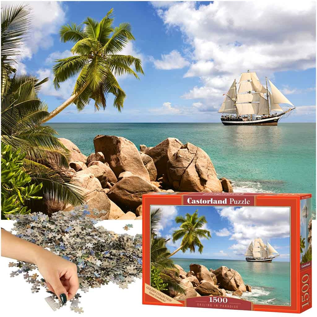 CASTORLAND Puzzle 1500el. Sailing in Paradise