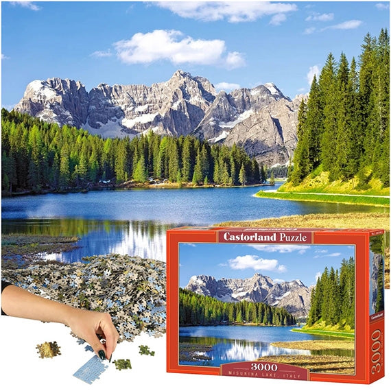 CASTORLAND Puzzle 3000 pieces Misurina Lake Italy - Misurina Lake Italy 92x68cm