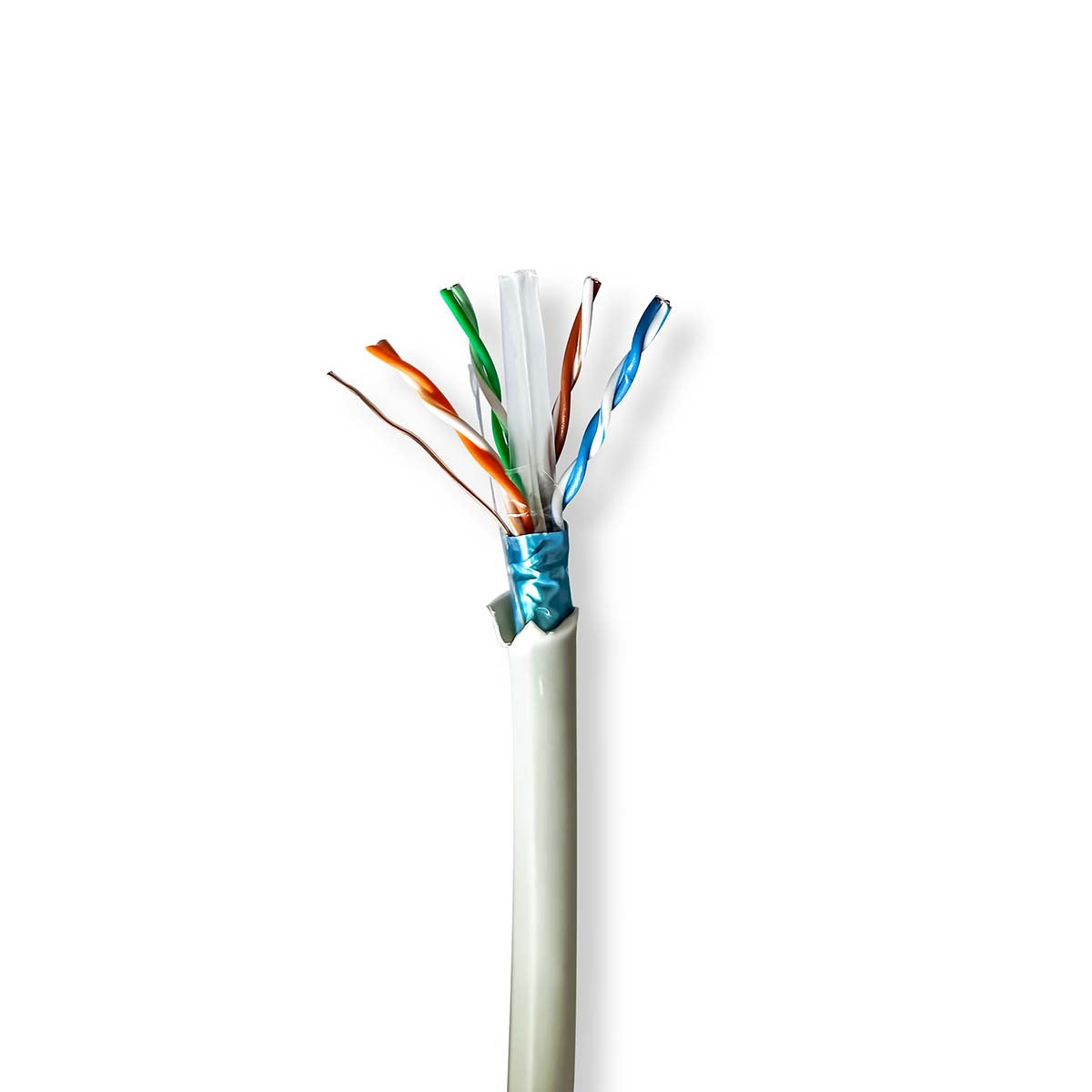CAT6 Solid F/UTP Network Cable, 305m, LSZH, Grey