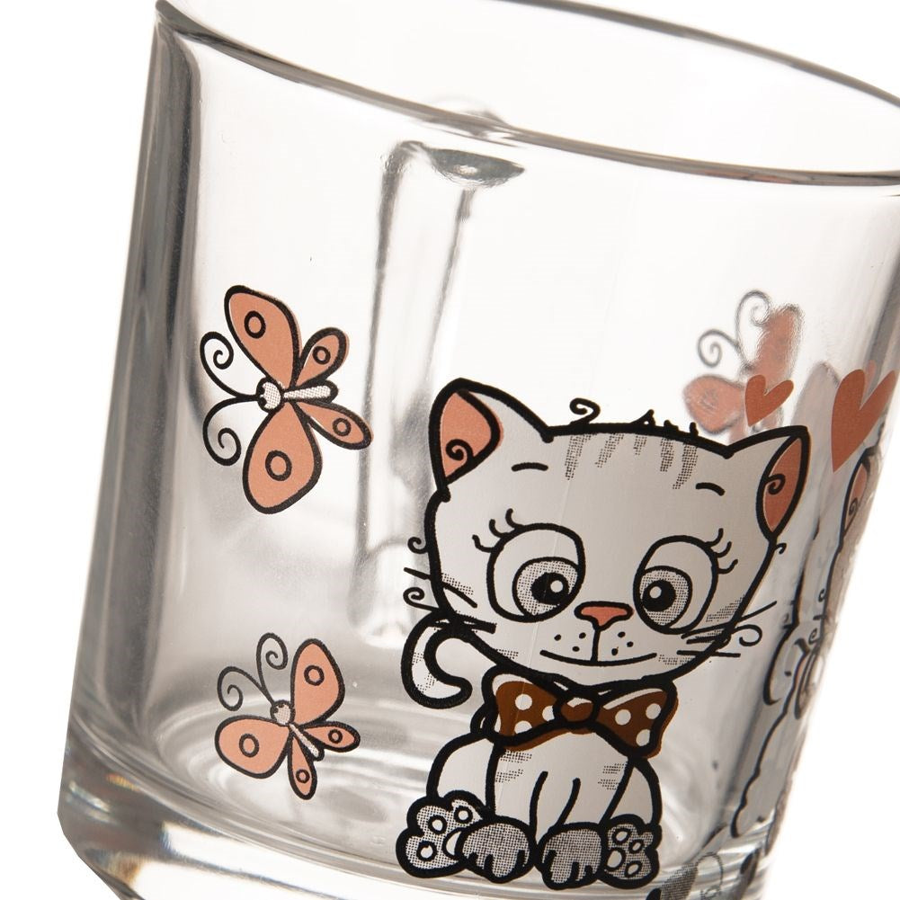 CAT glass mug 250 ml