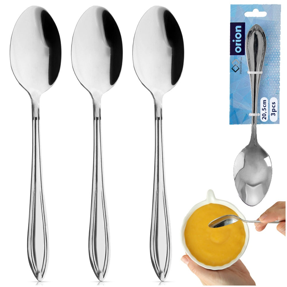 CONIC steel table spoons 3 pcs.