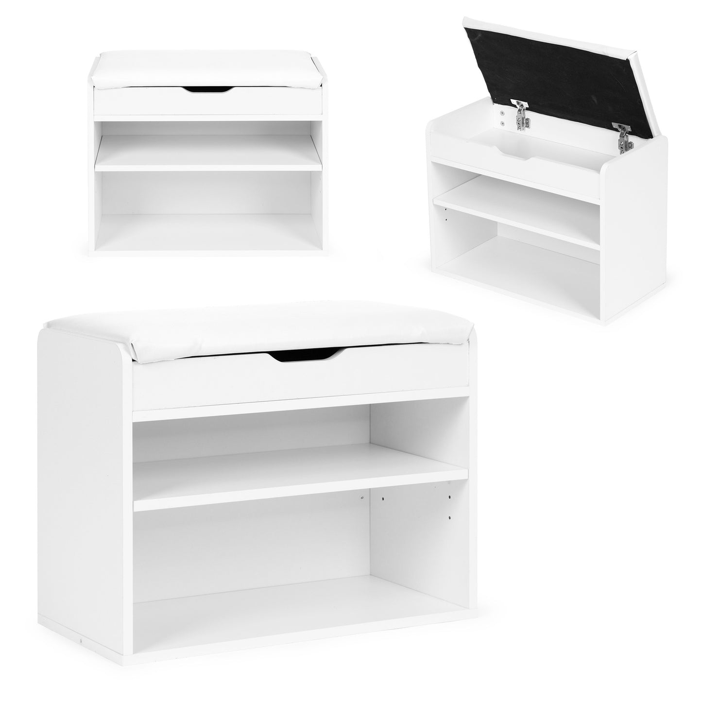 Cabinet, shelf, shoe bench with seat