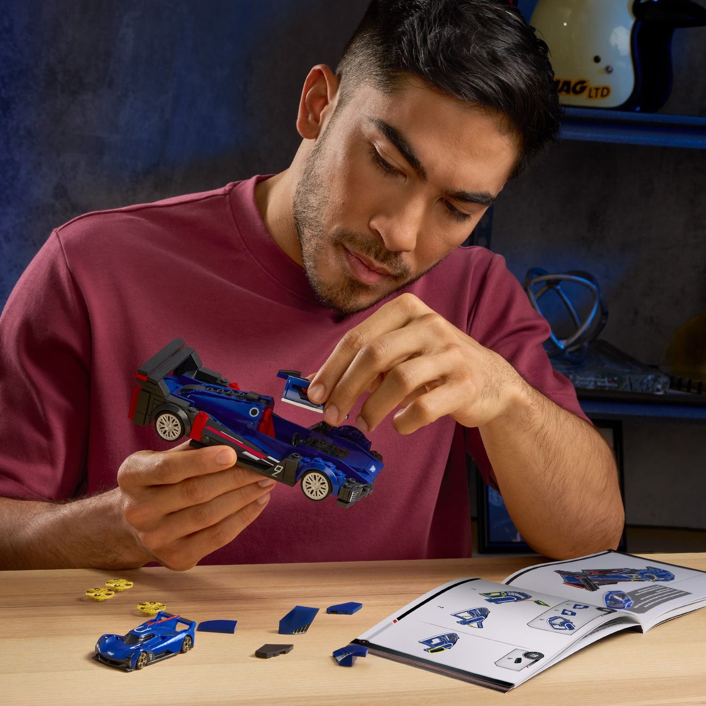 Cadillac GTP Hypercar Model Kit, 1:32 Scale, 230 Parts