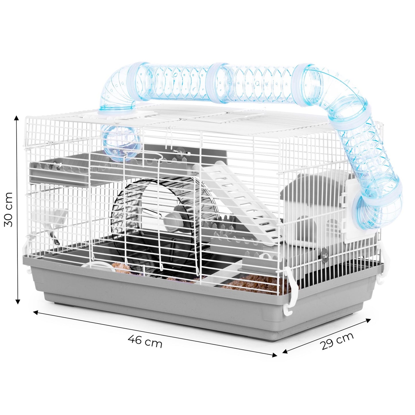 Cage for small rodents, full equipment