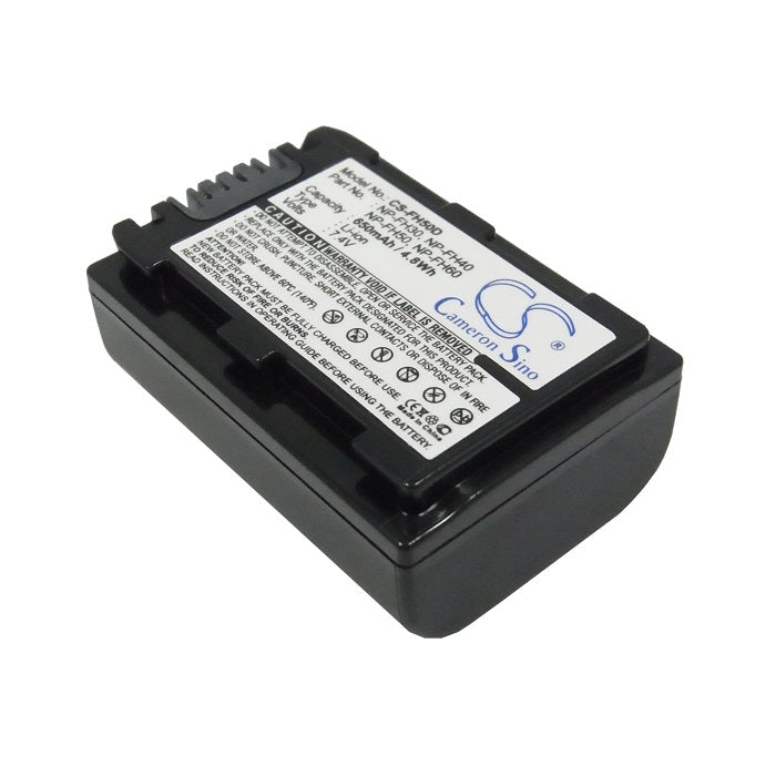 Cameron Sino-batteri för Sony NP-FH50