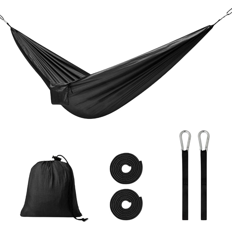 Camping hammock travel hammock 270cm black
